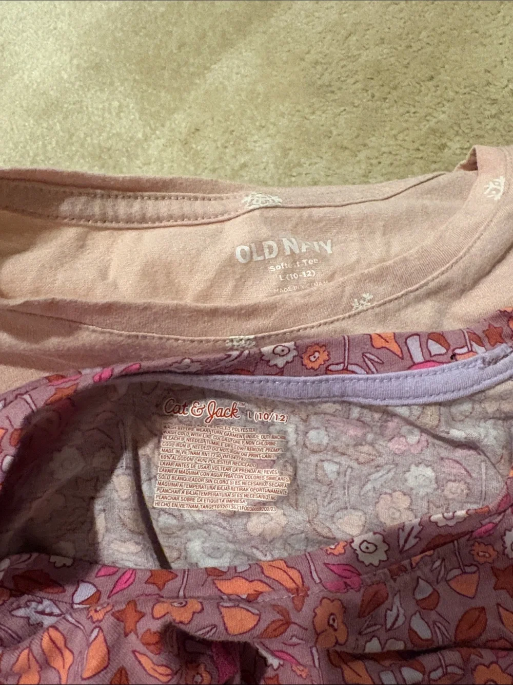 Lot of 4 Women's Long Sleeve 10/12 girls